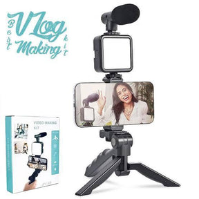 Ay-49 Video Vlog Making Kit With Remote Good Quality ,vlogging Tripod