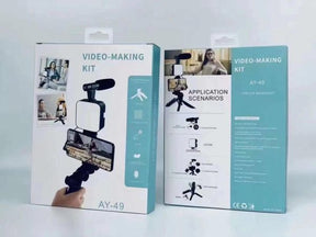 Ay-49 Video Vlog Making Kit With Remote Good Quality ,vlogging Tripod