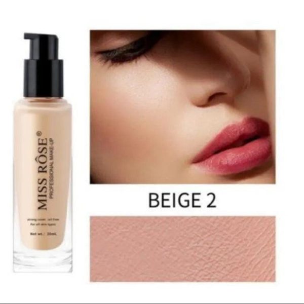 Miss Rose Long Lasting Foundation 30ml