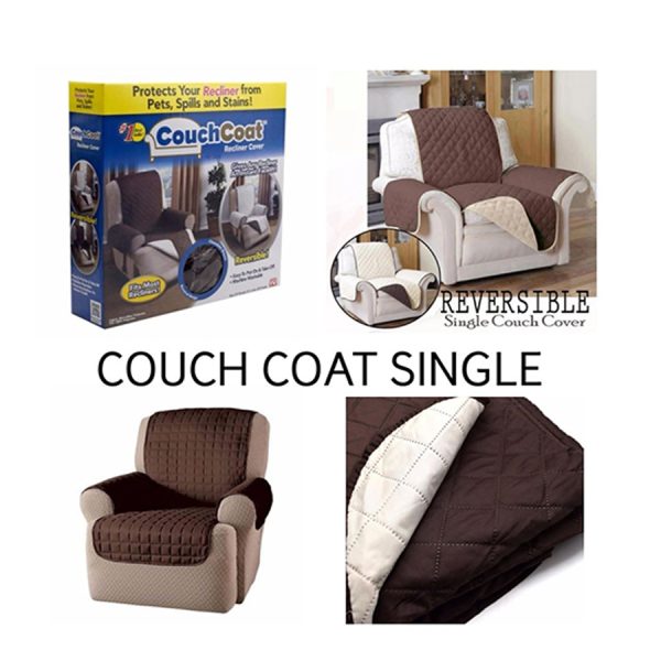 Eversible Washable Couch Sofa Coat Cover –